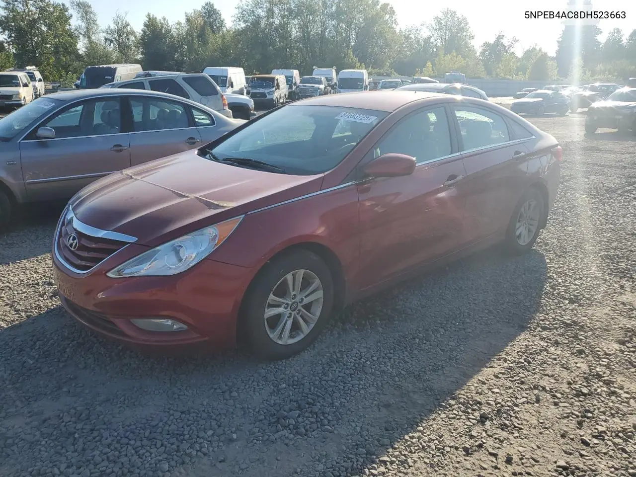 5NPEB4AC8DH523663 2013 Hyundai Sonata Gls