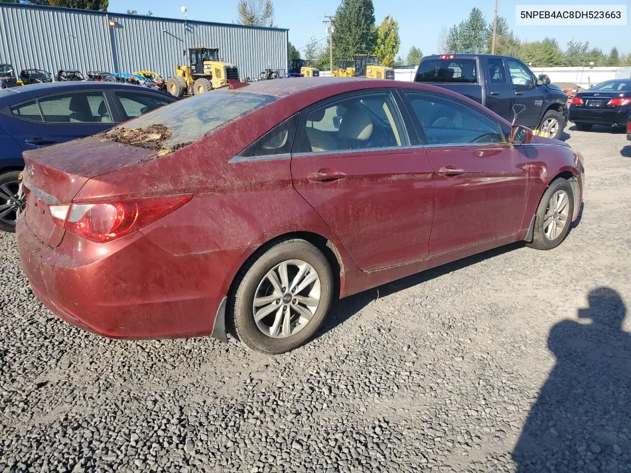 5NPEB4AC8DH523663 2013 Hyundai Sonata Gls