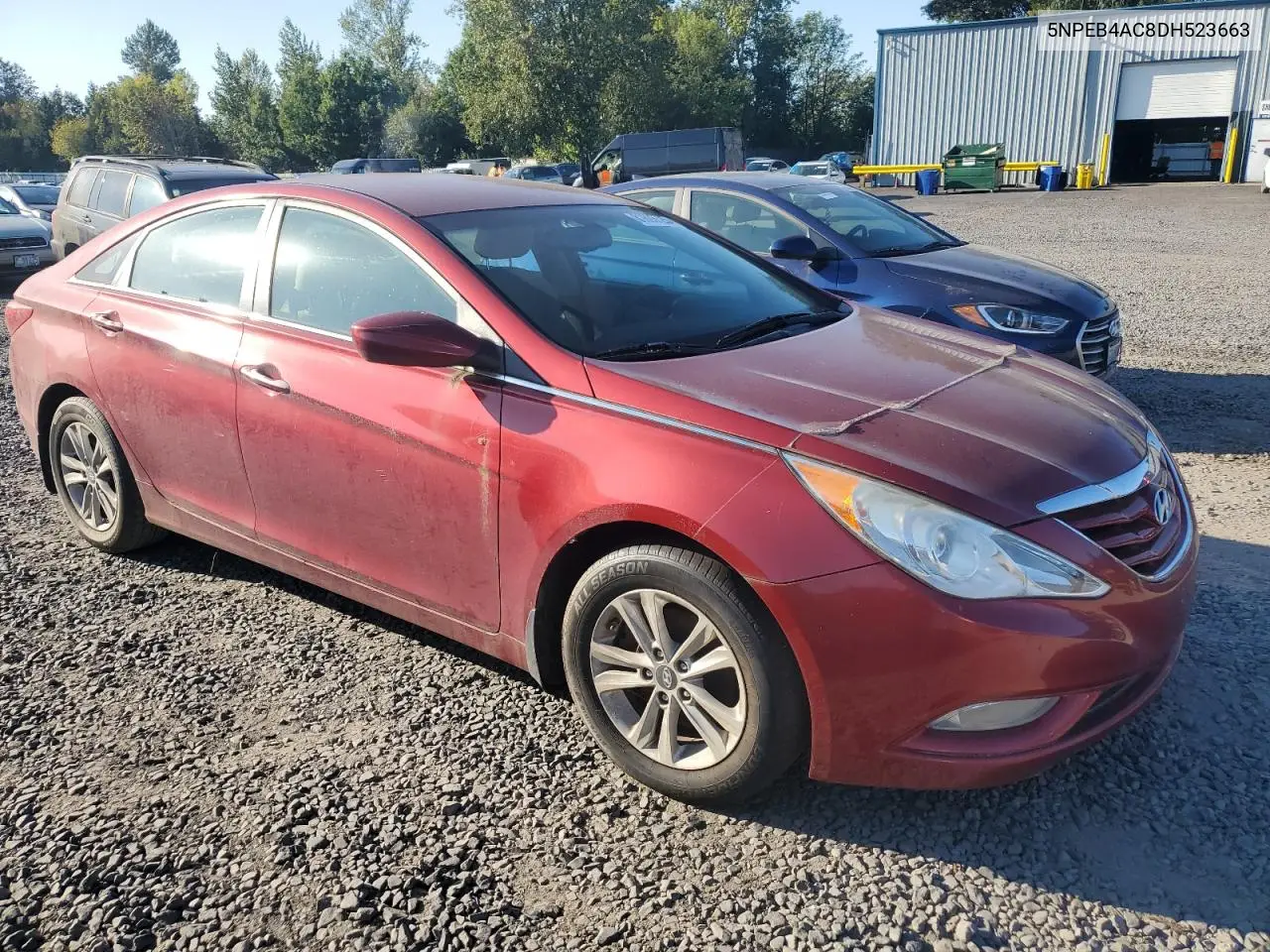 5NPEB4AC8DH523663 2013 Hyundai Sonata Gls