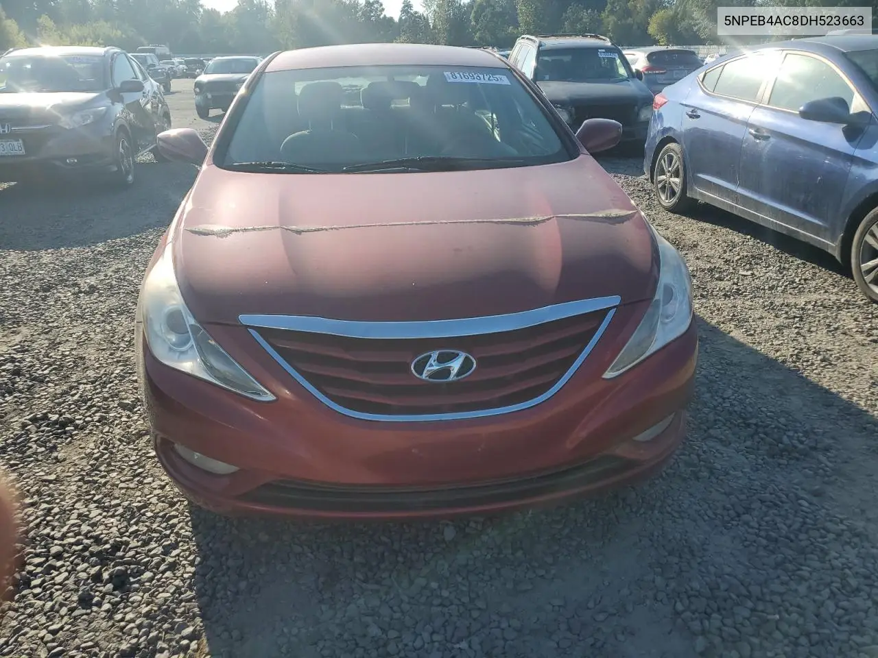 5NPEB4AC8DH523663 2013 Hyundai Sonata Gls