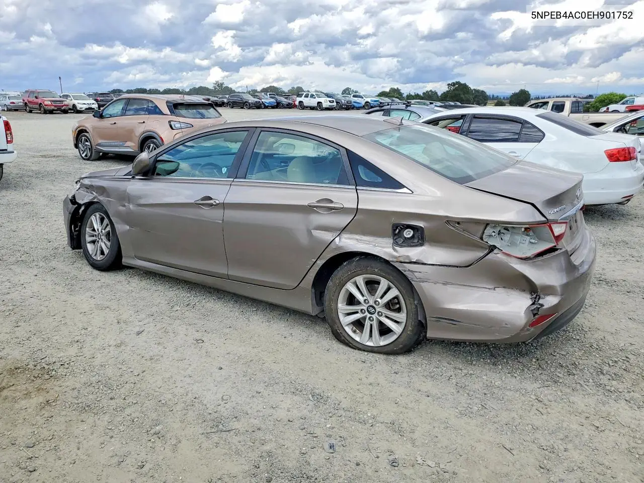 2014 Hyundai Sonata Gls VIN: 5NPEB4AC0EH901752 Lot: 54889536