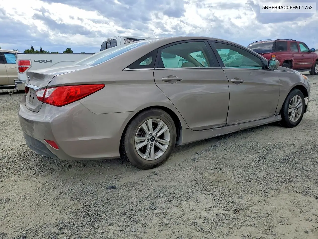 2014 Hyundai Sonata Gls VIN: 5NPEB4AC0EH901752 Lot: 54889536