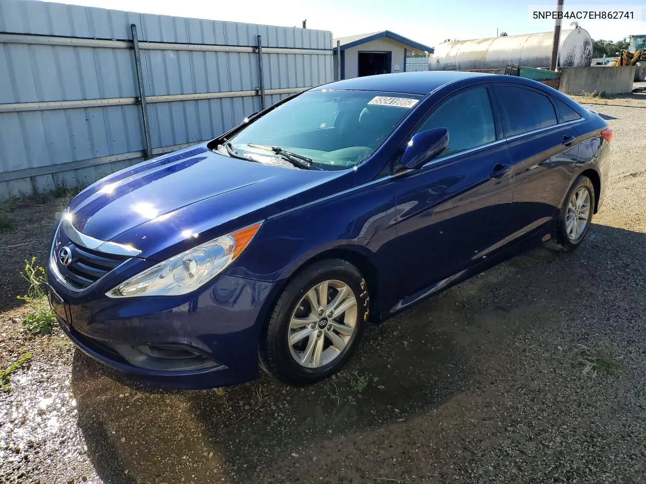 2014 Hyundai Sonata Gls VIN: 5NPEB4AC7EH862741 Lot: 55041986