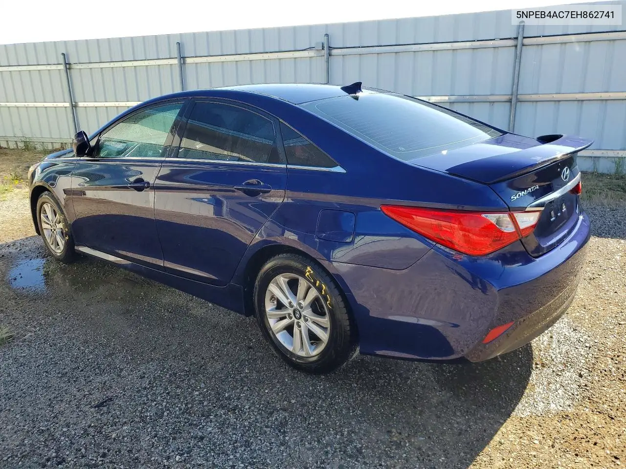 2014 Hyundai Sonata Gls VIN: 5NPEB4AC7EH862741 Lot: 55041986