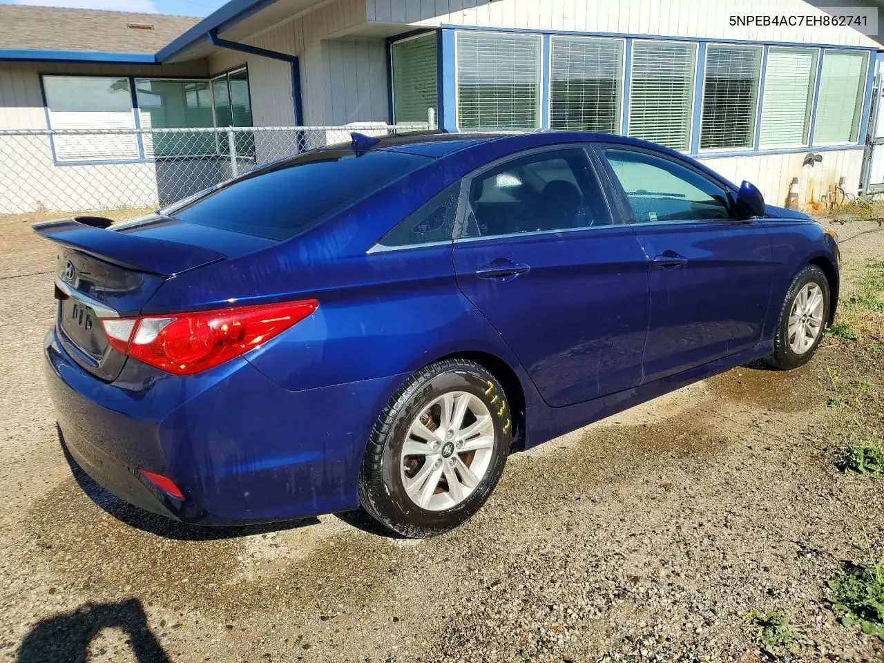 2014 Hyundai Sonata Gls VIN: 5NPEB4AC7EH862741 Lot: 55041986