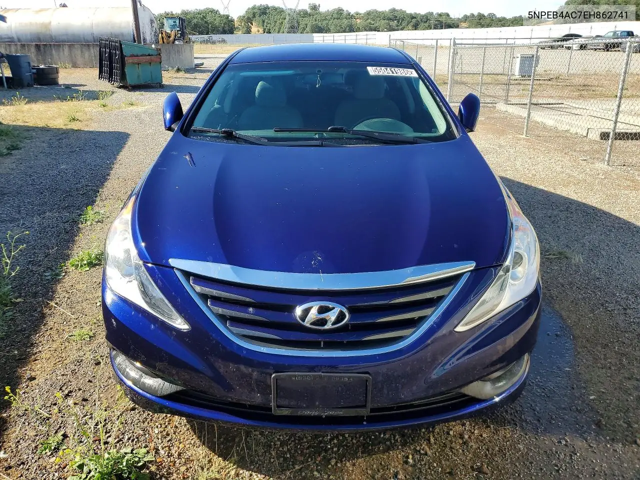 2014 Hyundai Sonata Gls VIN: 5NPEB4AC7EH862741 Lot: 55041986