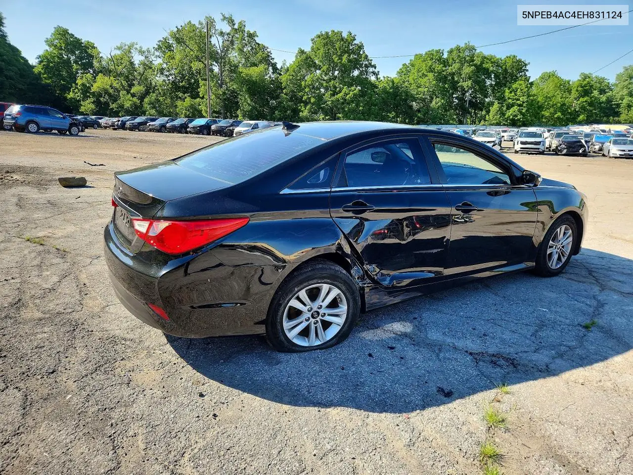 2014 Hyundai Sonata Gls VIN: 5NPEB4AC4EH831124 Lot: 59702356