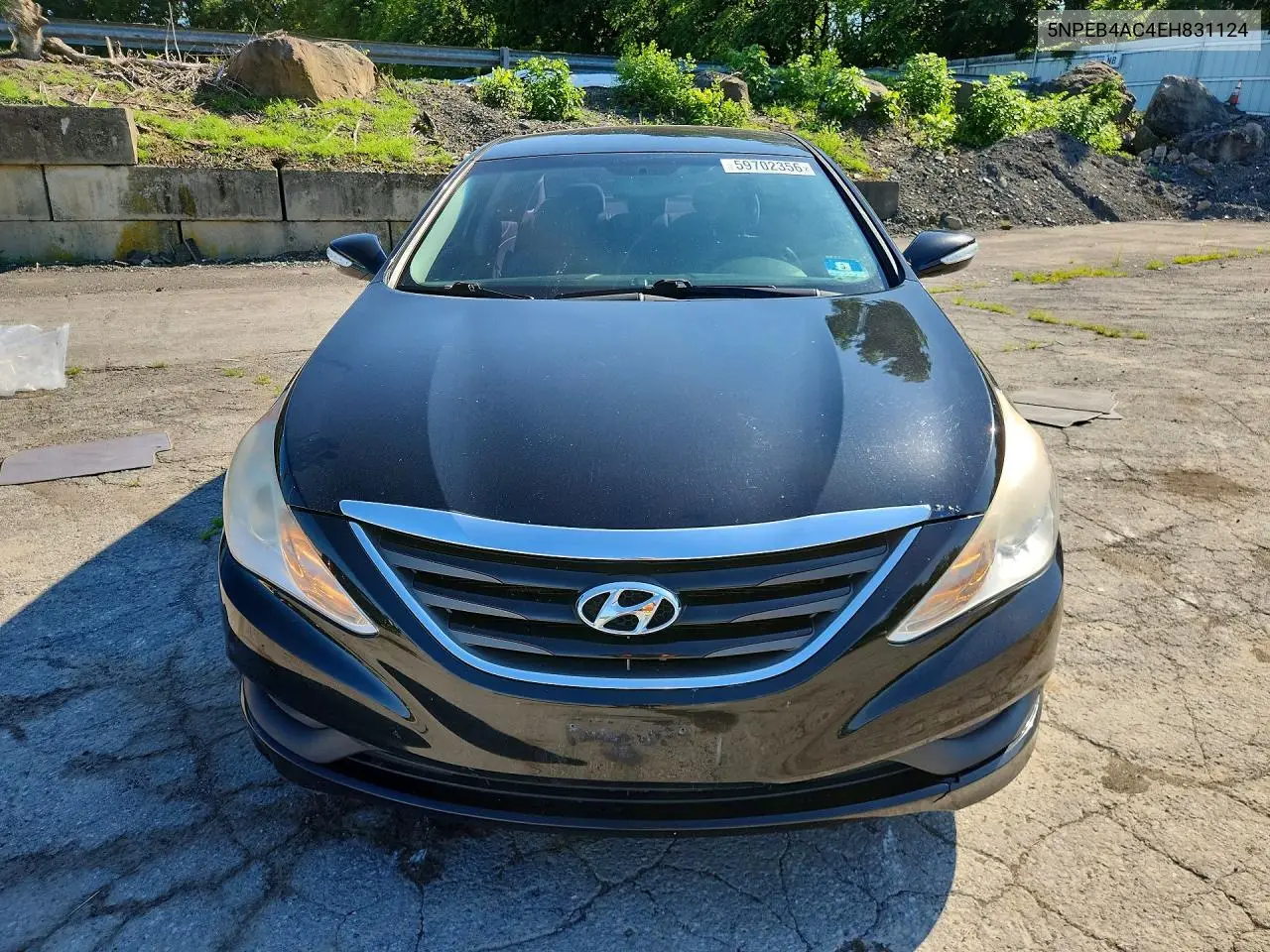 2014 Hyundai Sonata Gls VIN: 5NPEB4AC4EH831124 Lot: 59702356