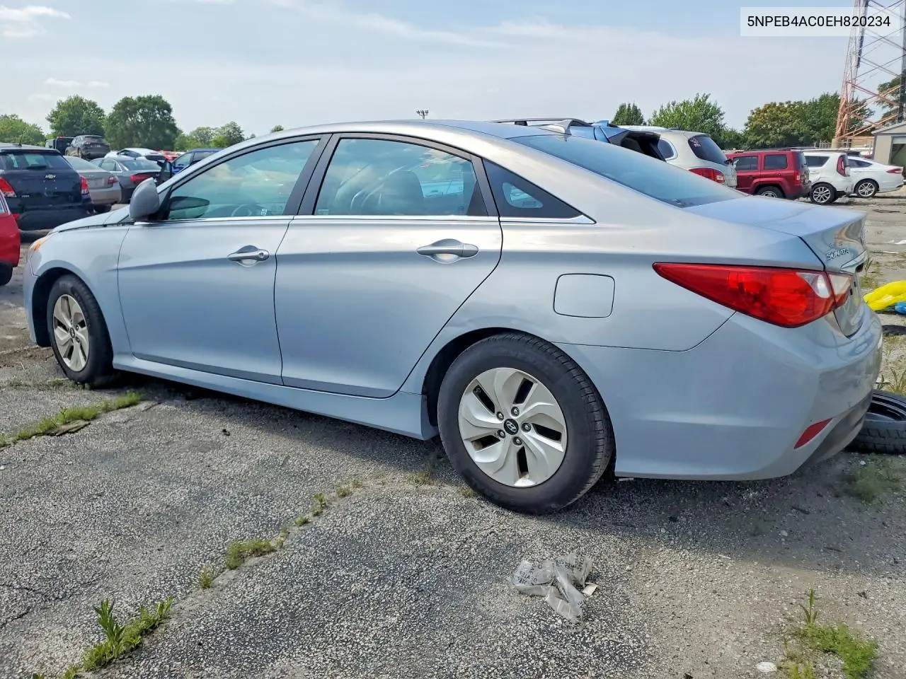 2014 Hyundai Sonata Gls VIN: 5NPEB4AC0EH820234 Lot: 60797376