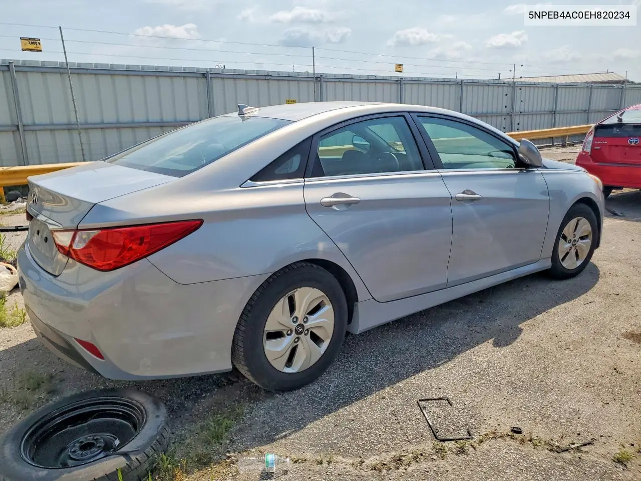 2014 Hyundai Sonata Gls VIN: 5NPEB4AC0EH820234 Lot: 60797376