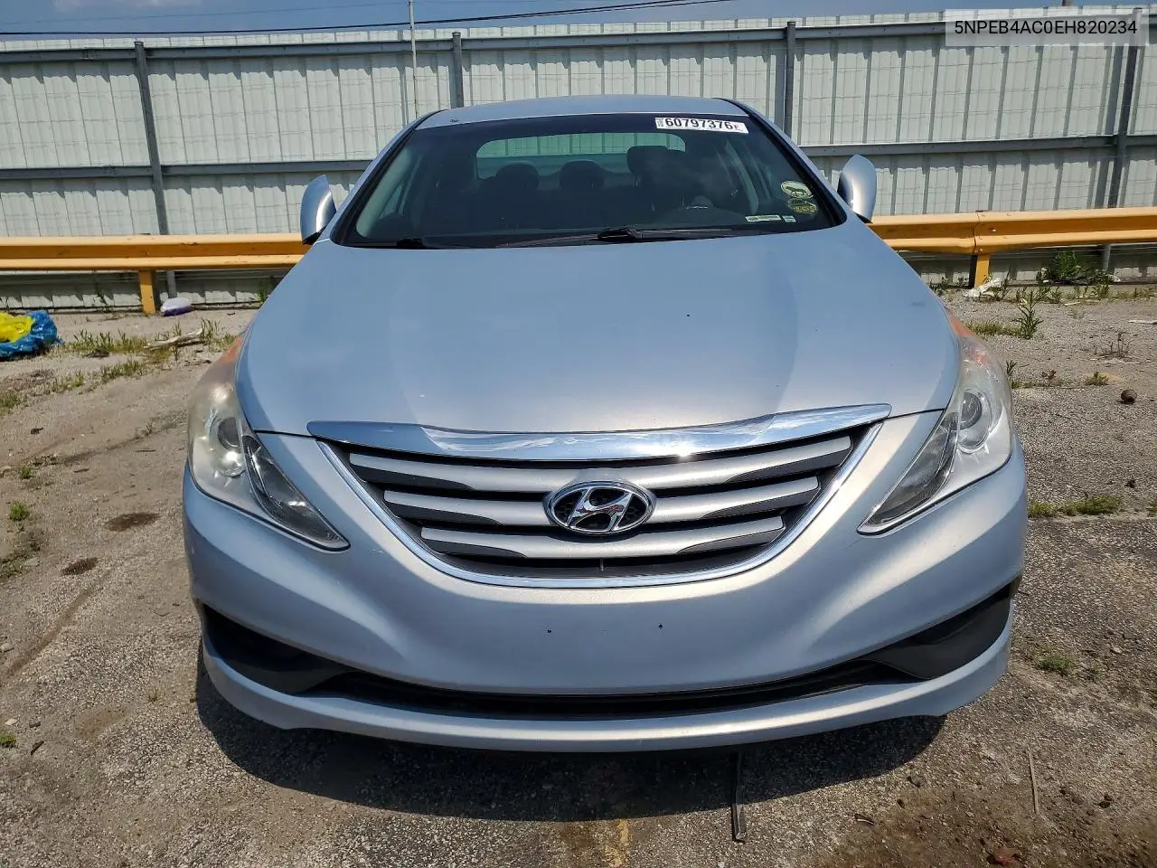 2014 Hyundai Sonata Gls VIN: 5NPEB4AC0EH820234 Lot: 60797376