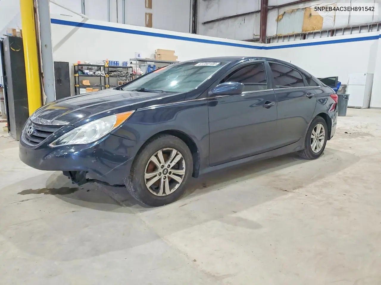 2014 Hyundai Sonata Gls VIN: 5NPEB4AC3EH891542 Lot: 61380106