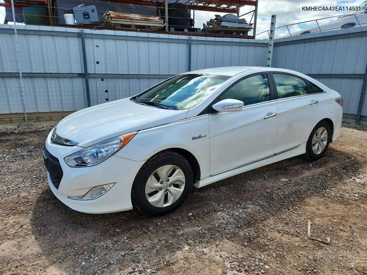 2014 Hyundai Sonata Hybrid VIN: KMHEC4A43EA114531 Lot: 61446756