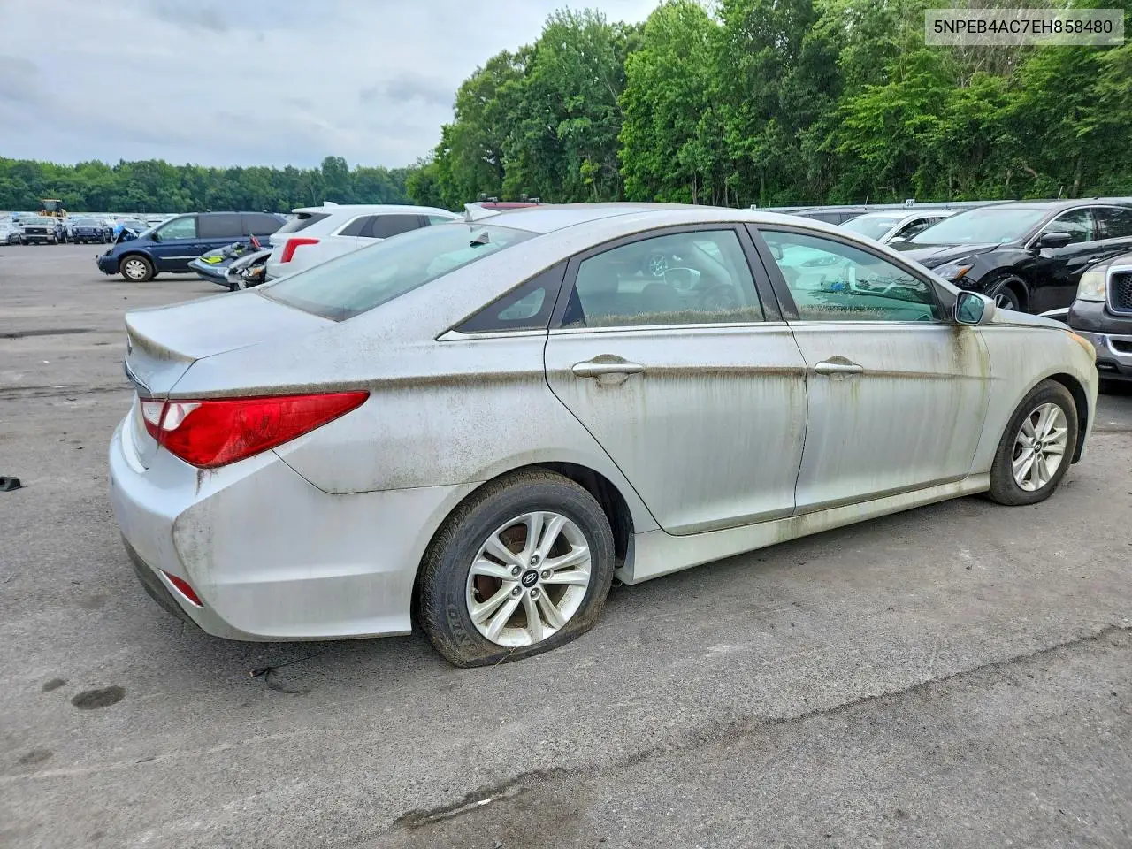 2014 Hyun Sonata VIN: 5NPEB4AC7EH858480 Lot: 61553926