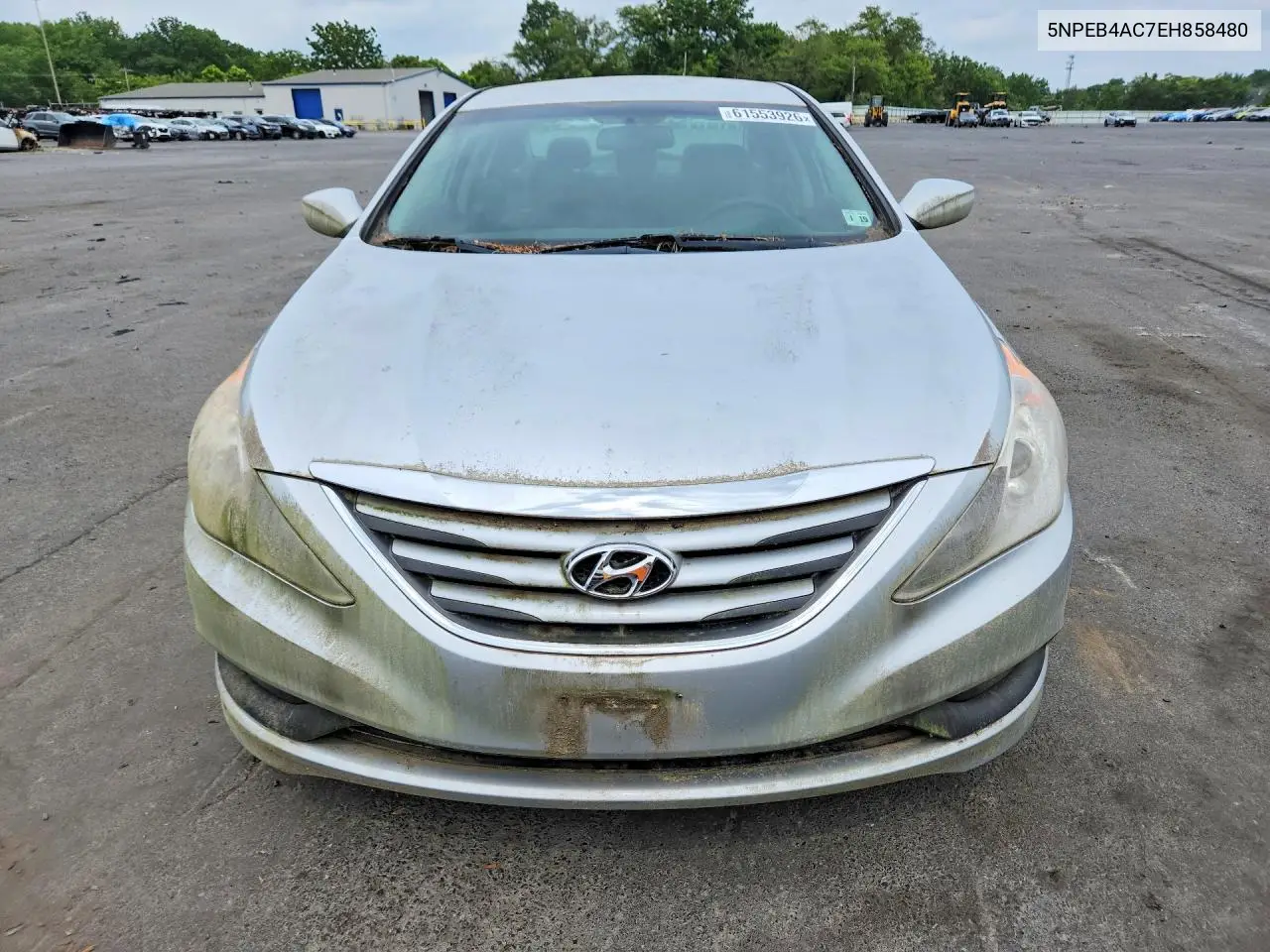 2014 Hyun Sonata VIN: 5NPEB4AC7EH858480 Lot: 61553926
