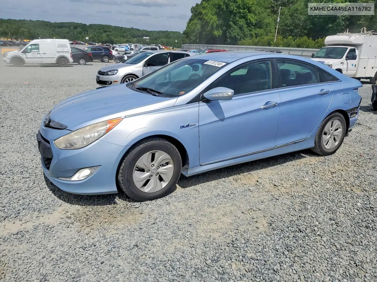 2014 Hyundai Sonata Hybrid VIN: KMHEC4A45EA116782 Lot: 61787246