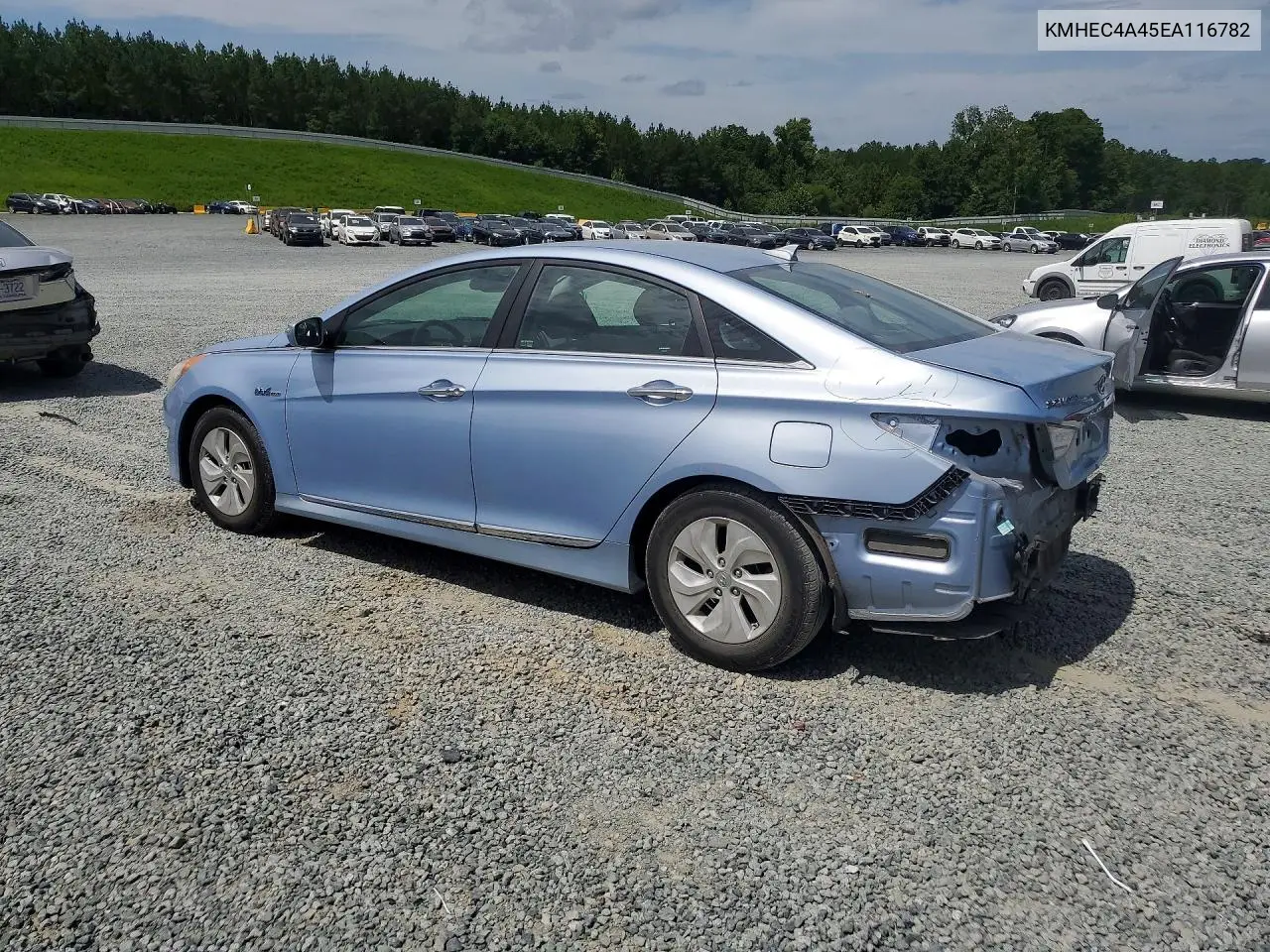 2014 Hyundai Sonata Hybrid VIN: KMHEC4A45EA116782 Lot: 61787246