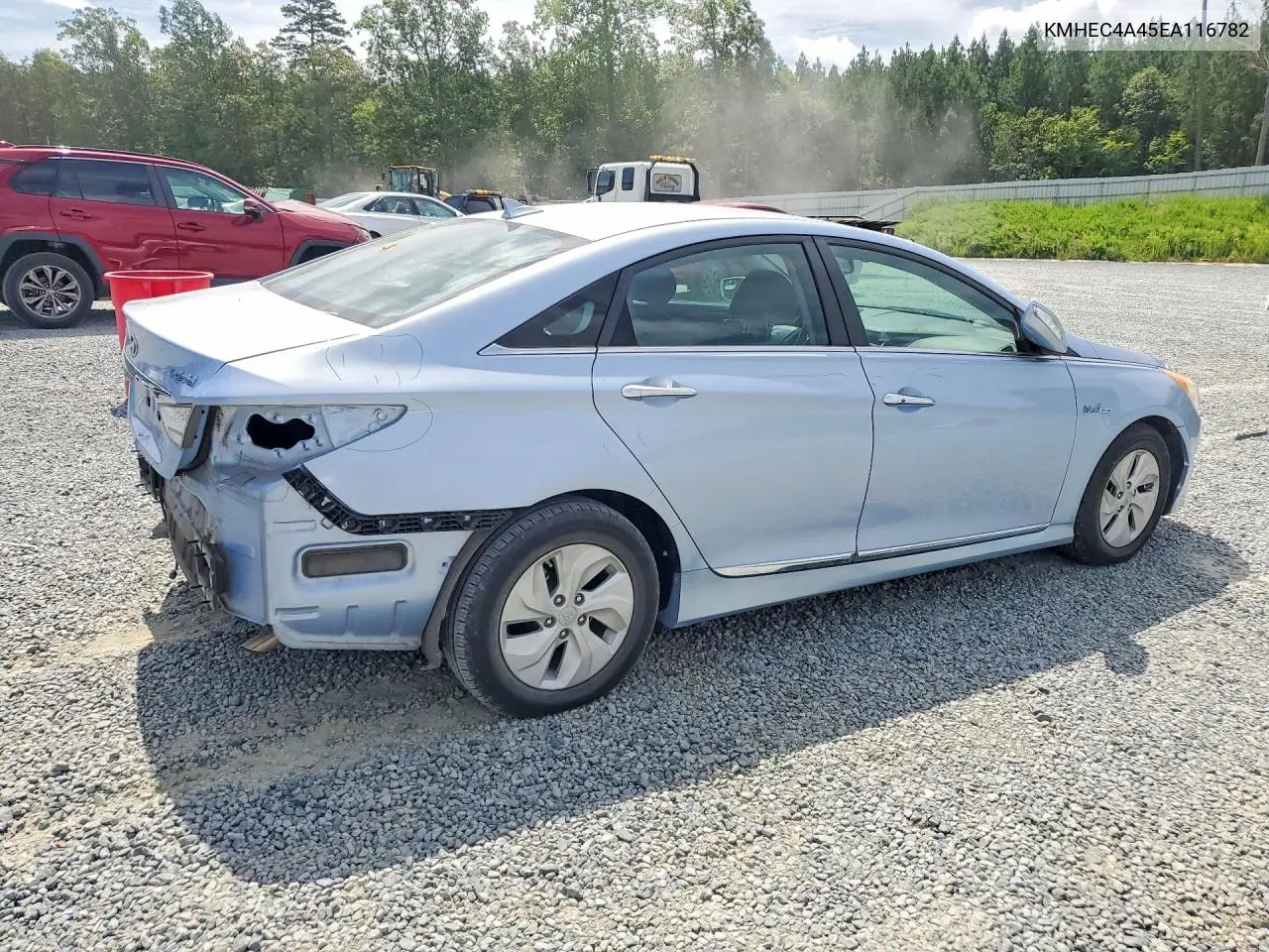 2014 Hyundai Sonata Hybrid VIN: KMHEC4A45EA116782 Lot: 61787246