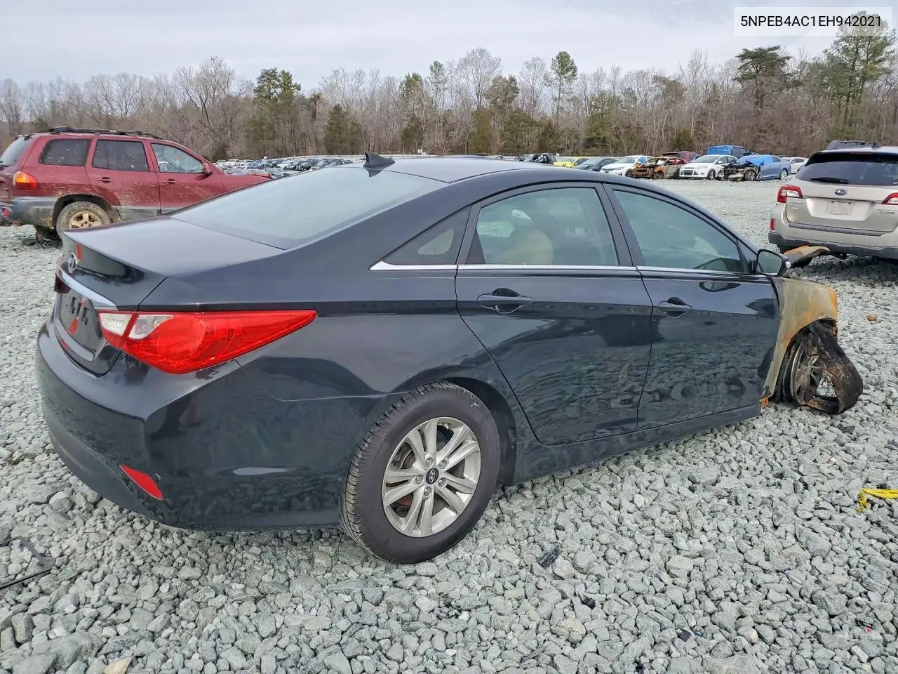 2014 Hyundai Sonata Gls VIN: 5NPEB4AC1EH942021 Lot: 77648555