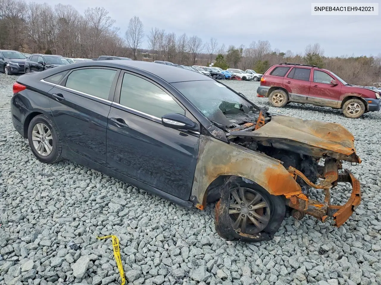 2014 Hyundai Sonata Gls VIN: 5NPEB4AC1EH942021 Lot: 77648555