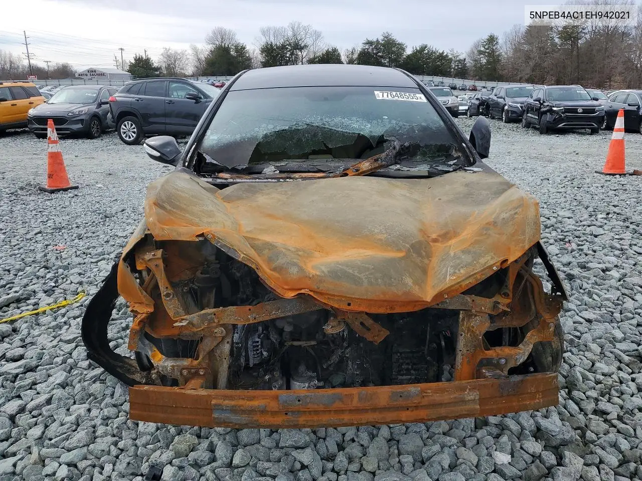 2014 Hyundai Sonata Gls VIN: 5NPEB4AC1EH942021 Lot: 77648555