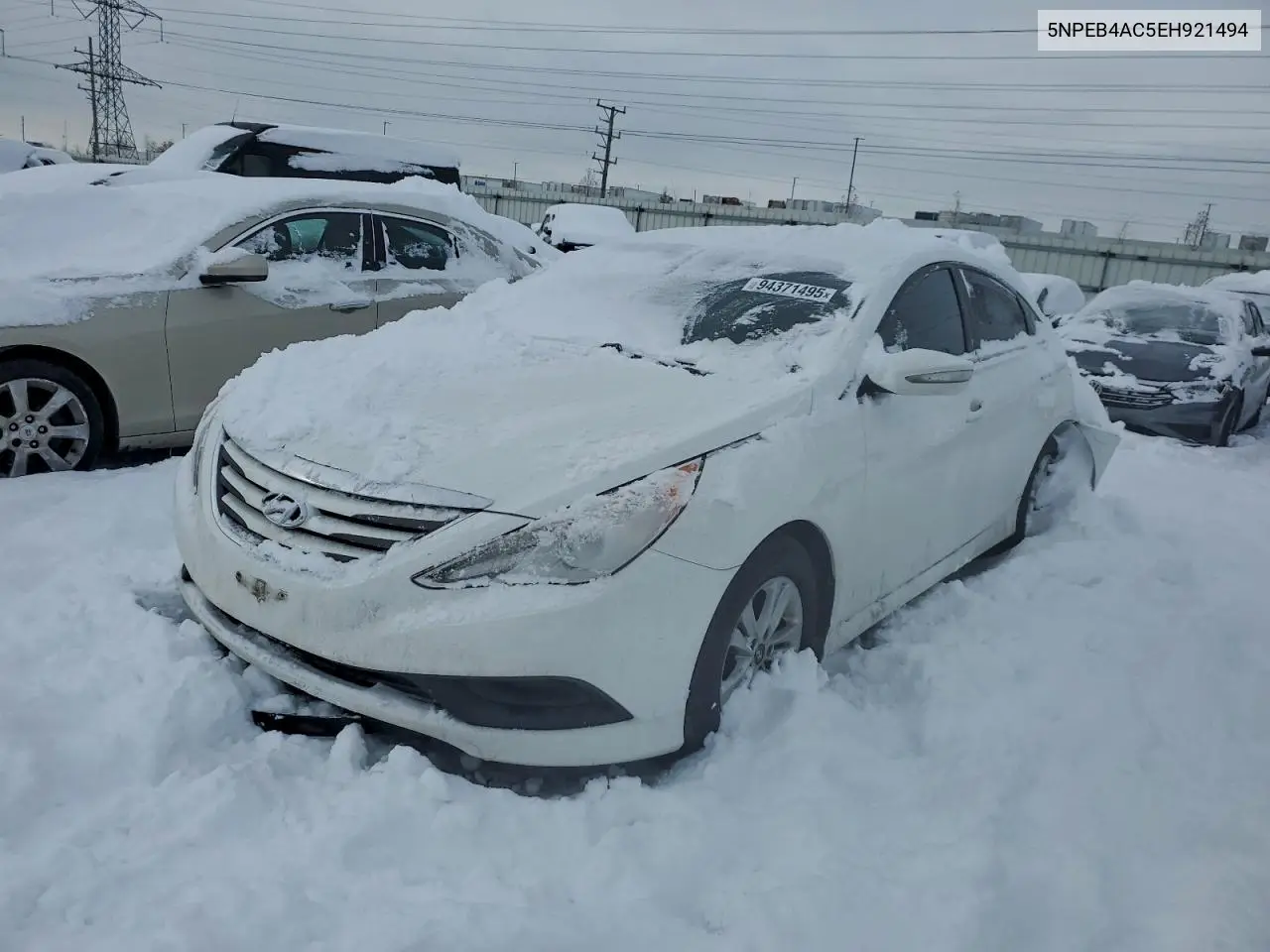 5NPEB4AC5EH921494 2014 Hyundai Sonata Gls