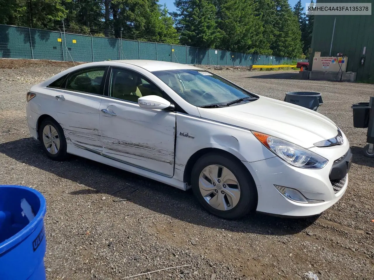 KMHEC4A43FA135378 2015 Hyundai Sonata Hybrid Base