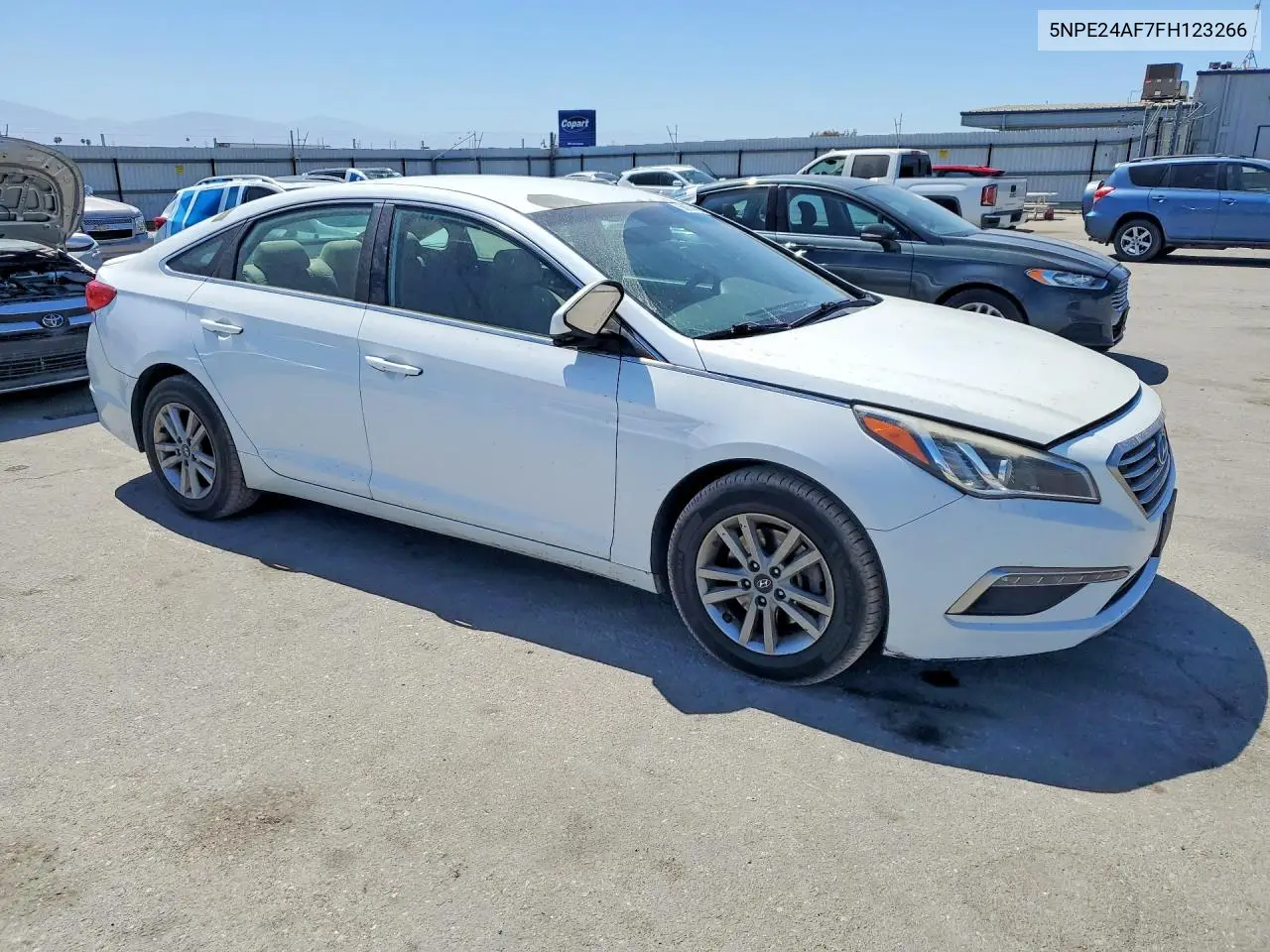 2015 Hyundai Sonata Se VIN: 5NPE24AF7FH123266 Lot: 58974476