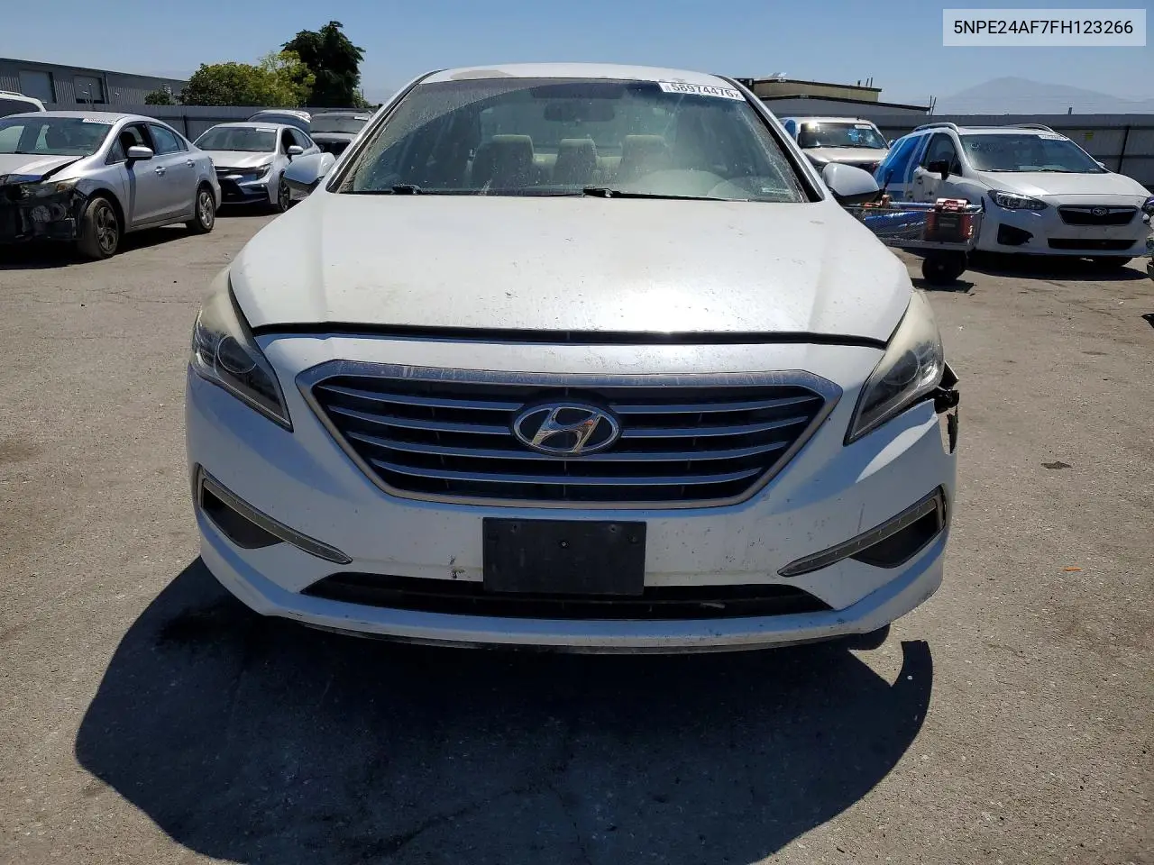 2015 Hyundai Sonata Se VIN: 5NPE24AF7FH123266 Lot: 58974476