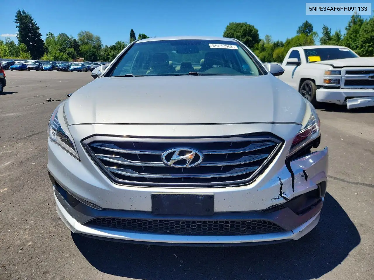 2015 Hyundai Sonata Sport VIN: 5NPE34AF6FH091133 Lot: 60612006