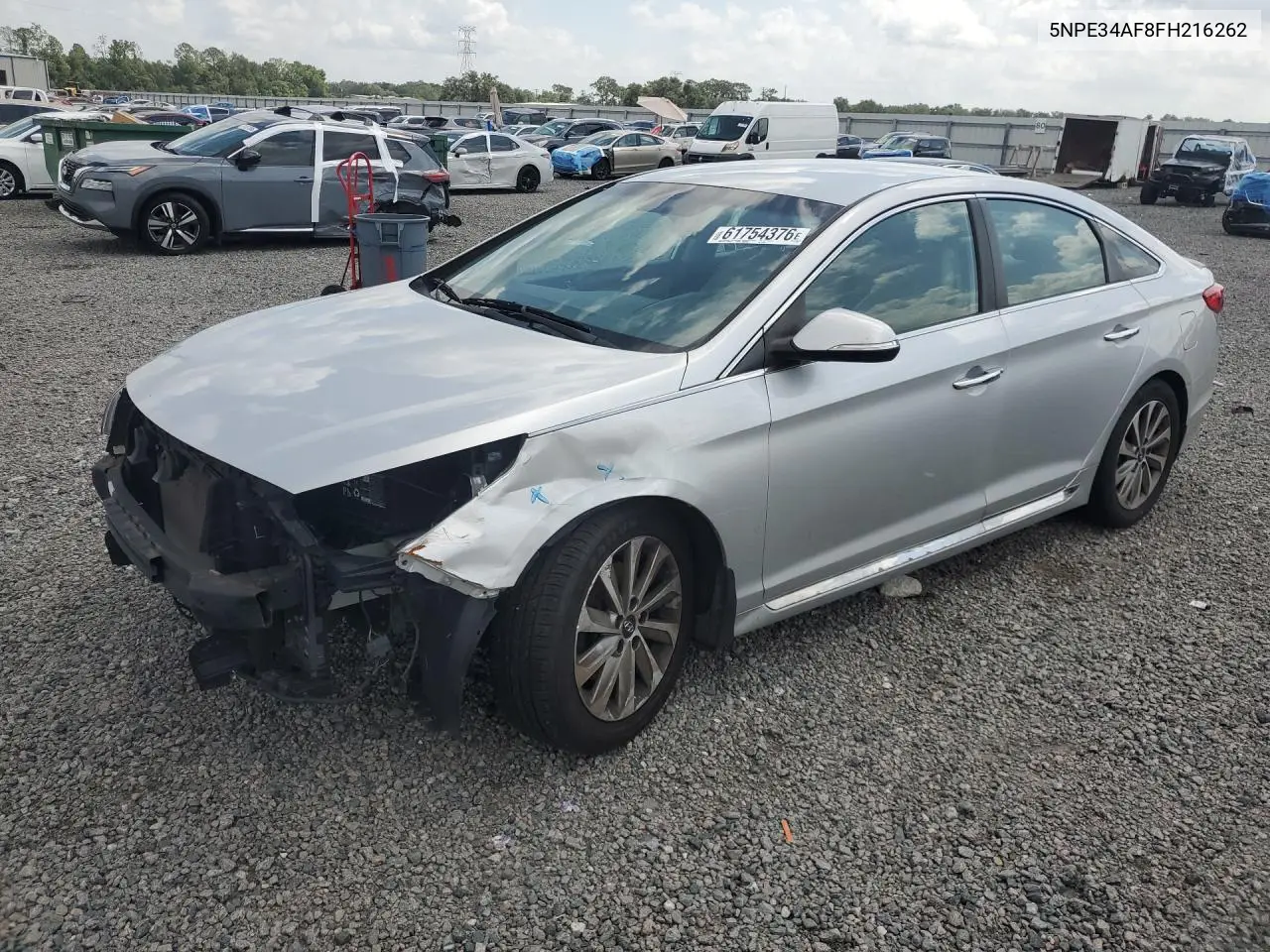 2015 Hyundai Sonata Sport VIN: 5NPE34AF8FH216262 Lot: 61754376
