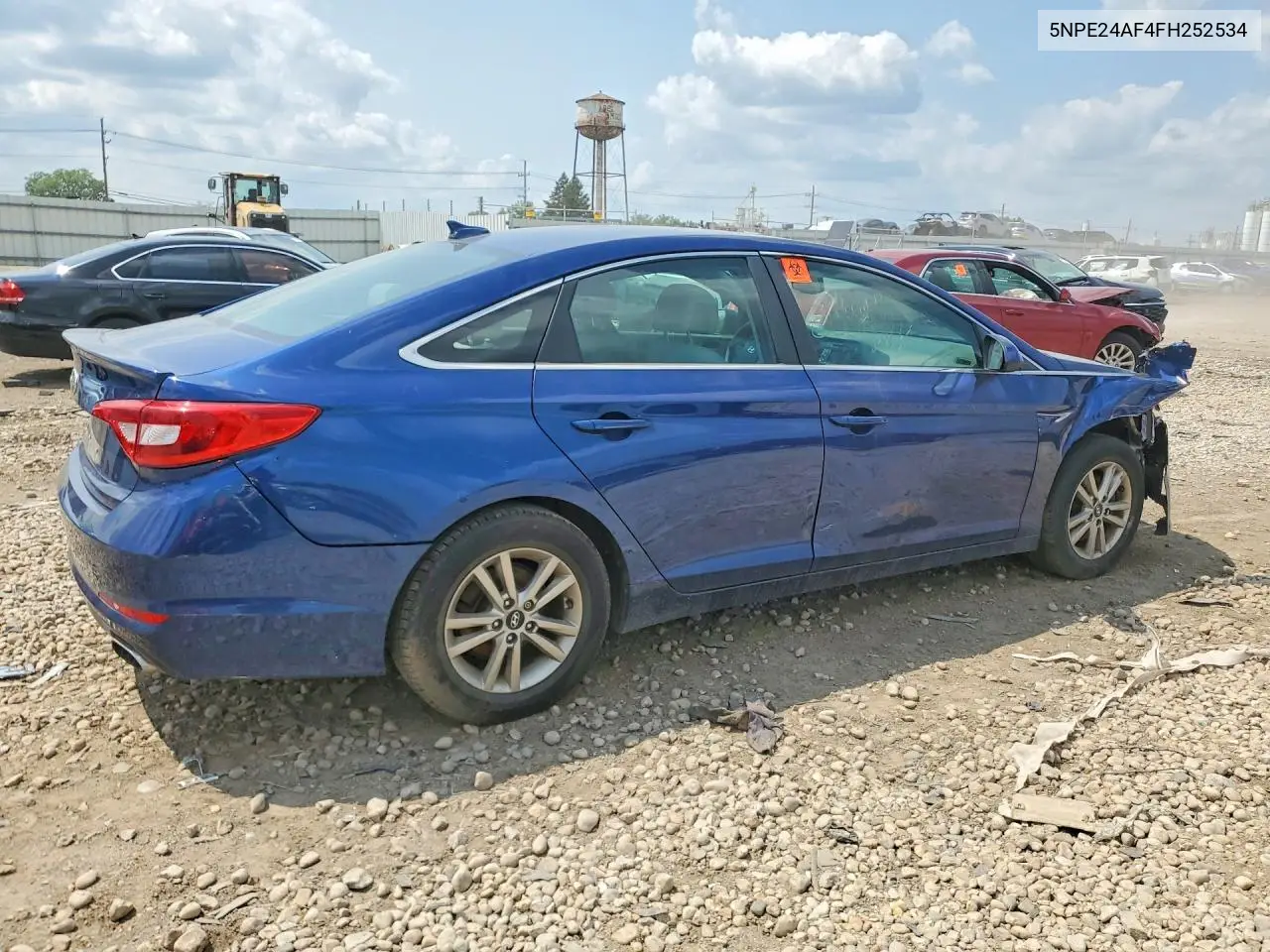 2015 Hyundai Sonata Se VIN: 5NPE24AF4FH252534 Lot: 61797586