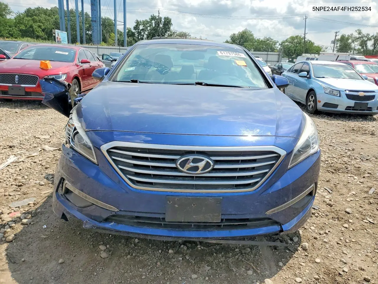 2015 Hyundai Sonata Se VIN: 5NPE24AF4FH252534 Lot: 61797586