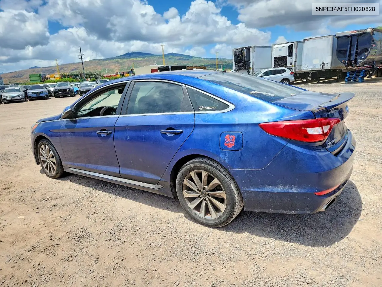 2015 Hyundai Sonata Sport VIN: 5NPE34AF5FH020828 Lot: 61807006