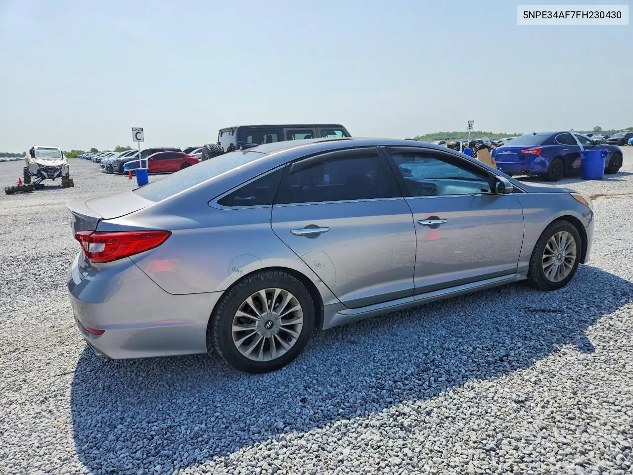 2015 Hyun Sonata VIN: 5NPE34AF7FH230430 Lot: 61920966