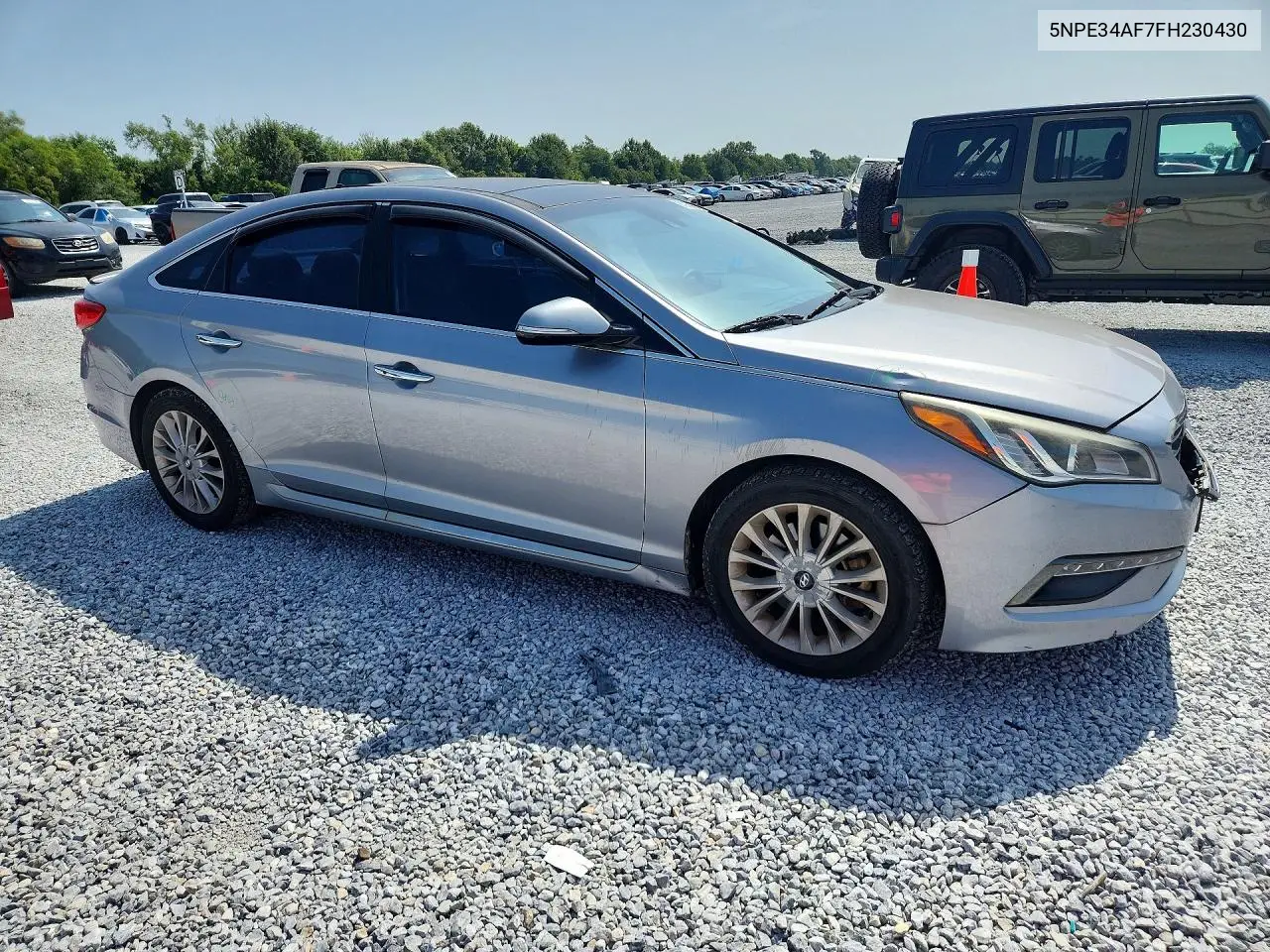 2015 Hyun Sonata VIN: 5NPE34AF7FH230430 Lot: 61920966