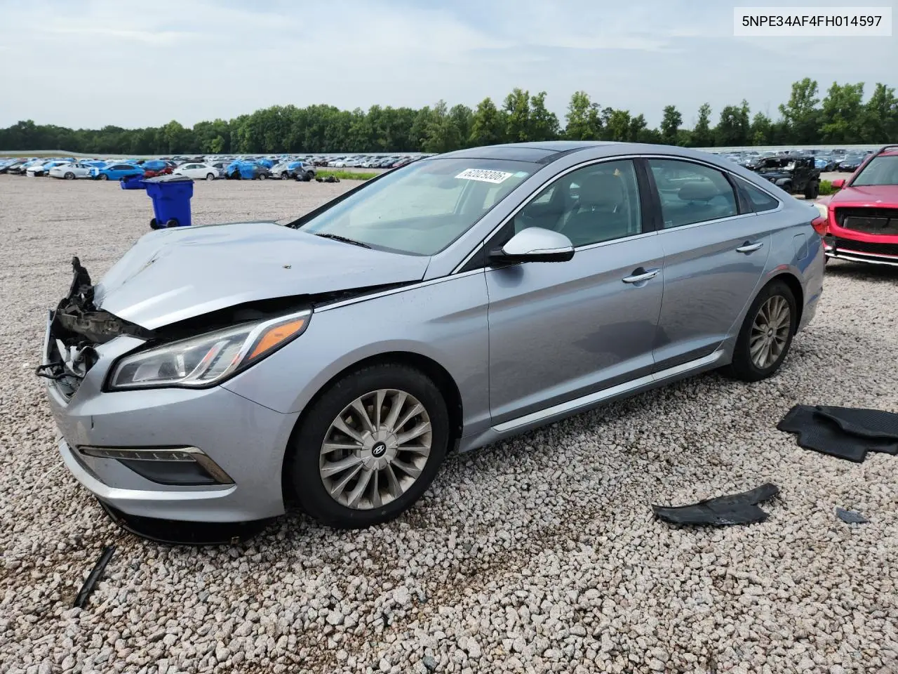 2015 Hyundai Sonata Limited VIN: 5NPE34AF4FH014597 Lot: 62029306