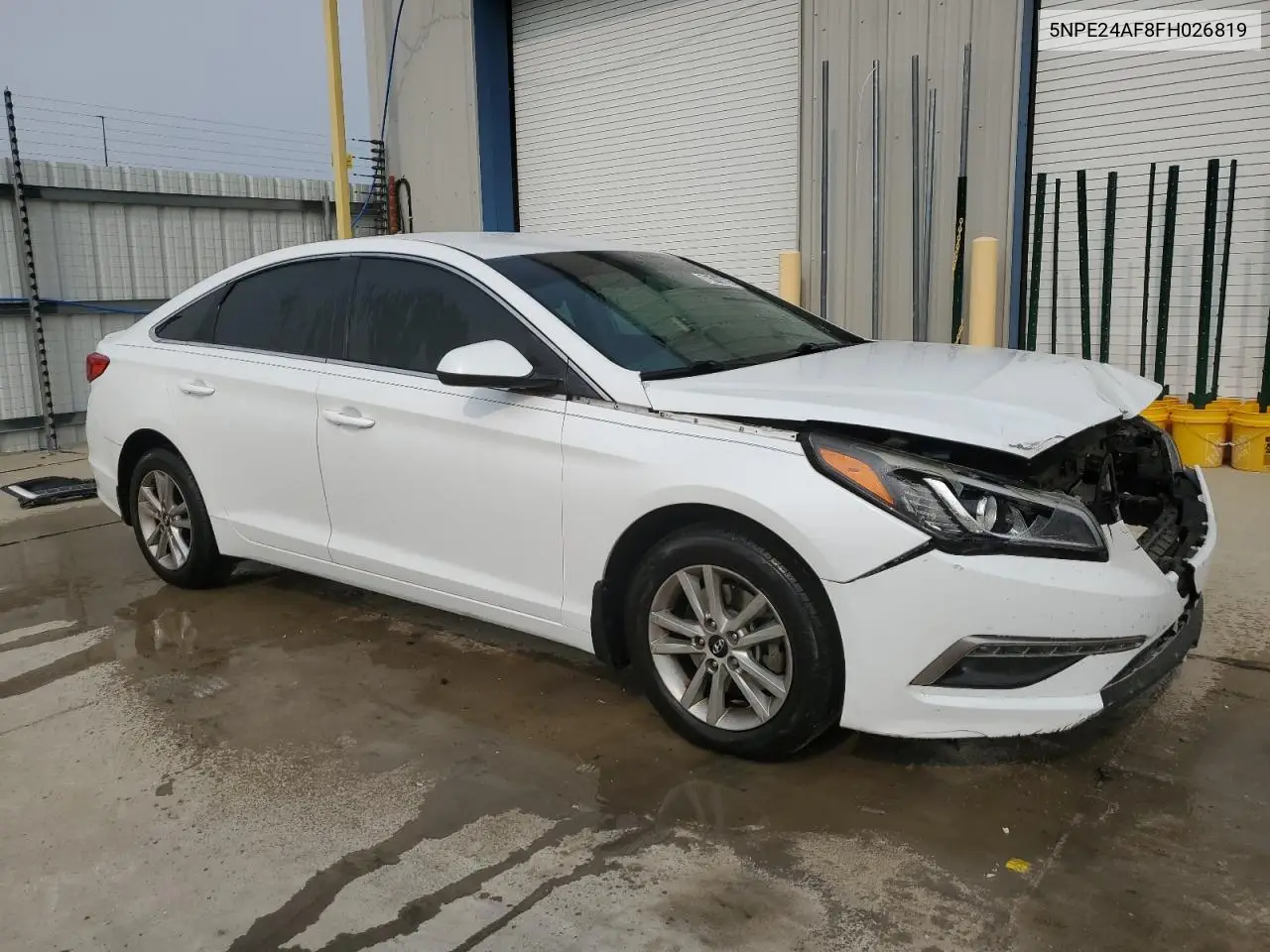 5NPE24AF8FH026819 2015 Hyundai Sonata Se