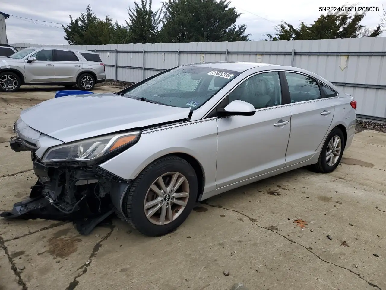 5NPE24AF5FH208008 2015 Hyundai Sonata Se