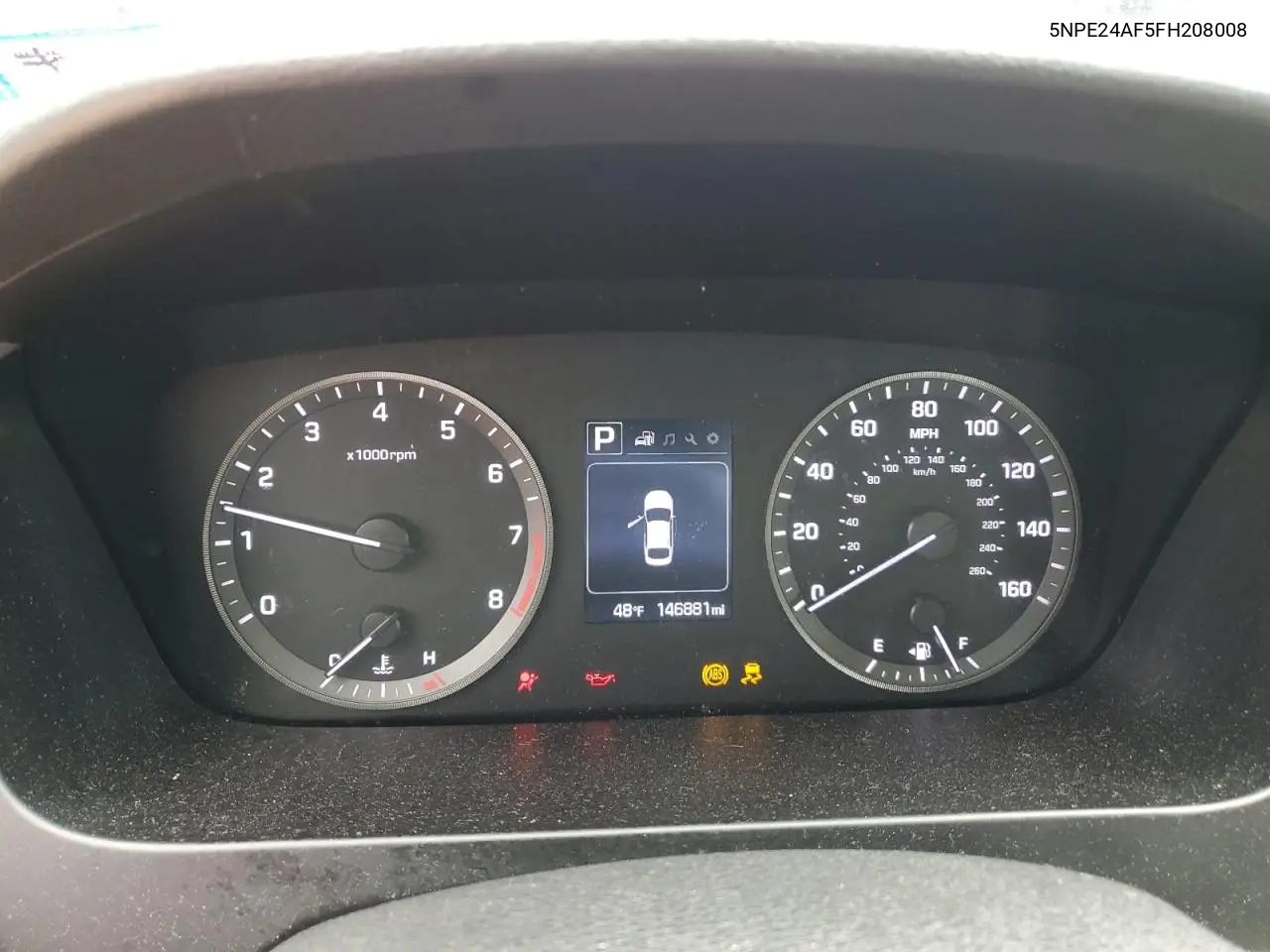 5NPE24AF5FH208008 2015 Hyundai Sonata Se