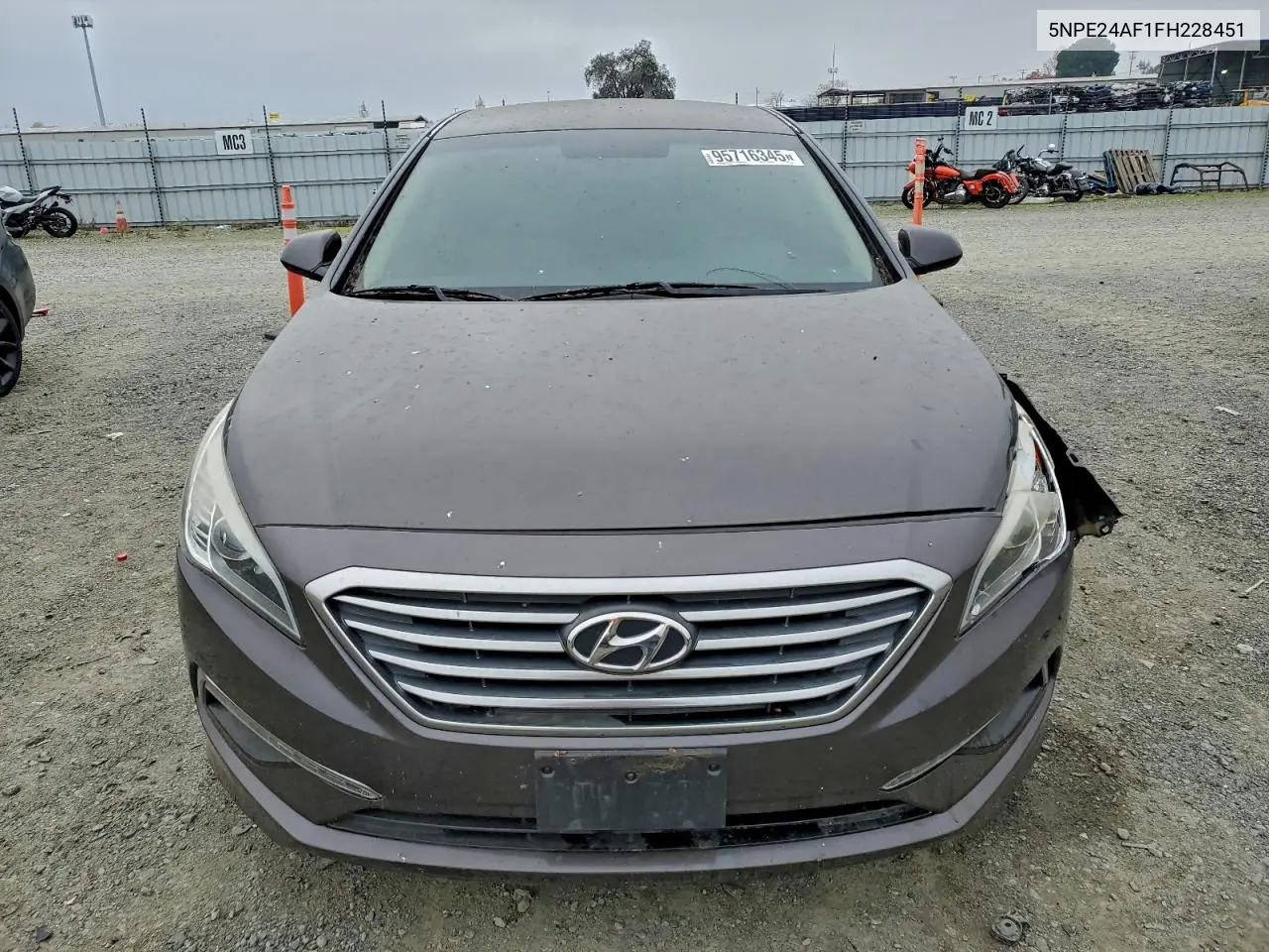 5NPE24AF1FH228451 2015 Hyundai Sonata Se