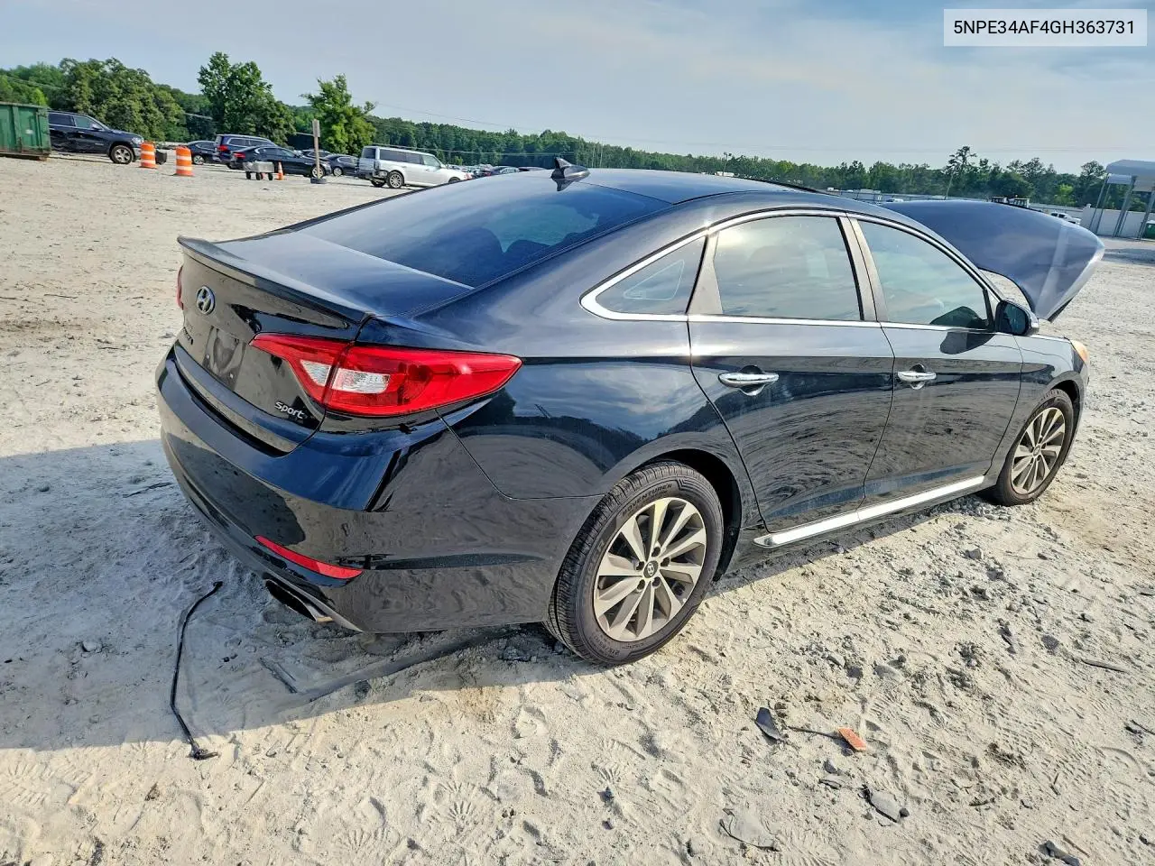 2016 Hyundai Sonata Sport VIN: 5NPE34AF4GH363731 Lot: 58884186