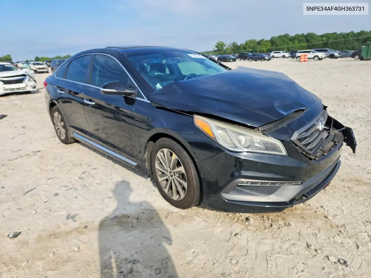 2016 Hyundai Sonata Sport VIN: 5NPE34AF4GH363731 Lot: 58884186