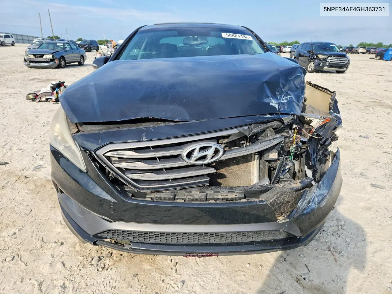 2016 Hyundai Sonata Sport VIN: 5NPE34AF4GH363731 Lot: 58884186