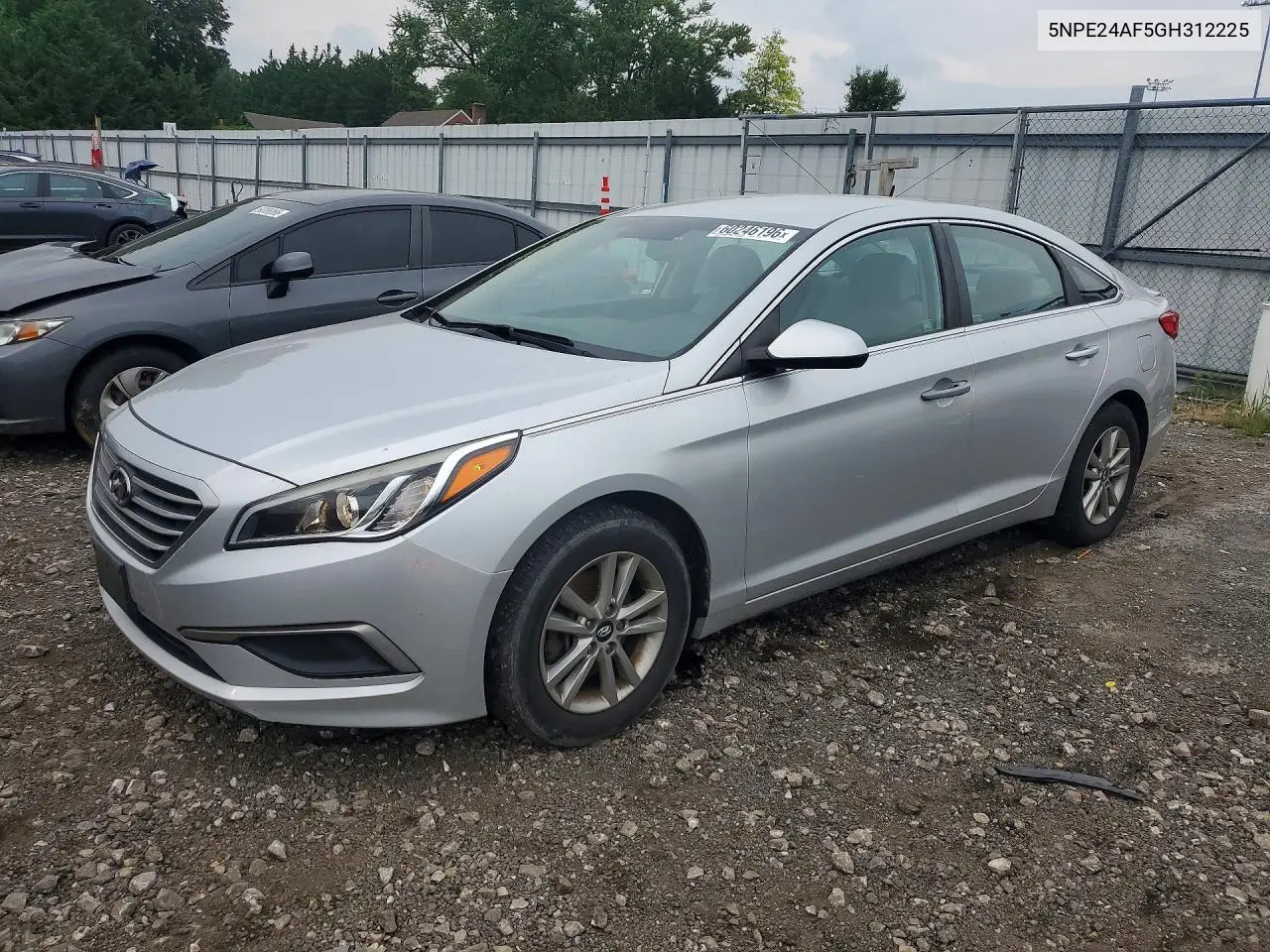 2016 Hyundai Sonata Se VIN: 5NPE24AF5GH312225 Lot: 60246196