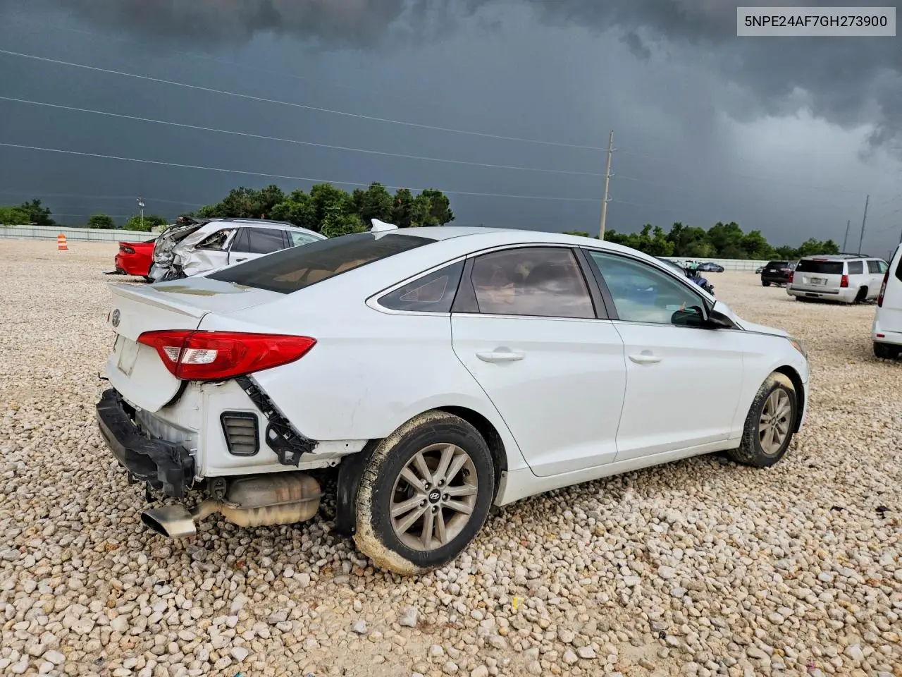 2016 Hyundai Sonata Se VIN: 5NPE24AF7GH273900 Lot: 60500916