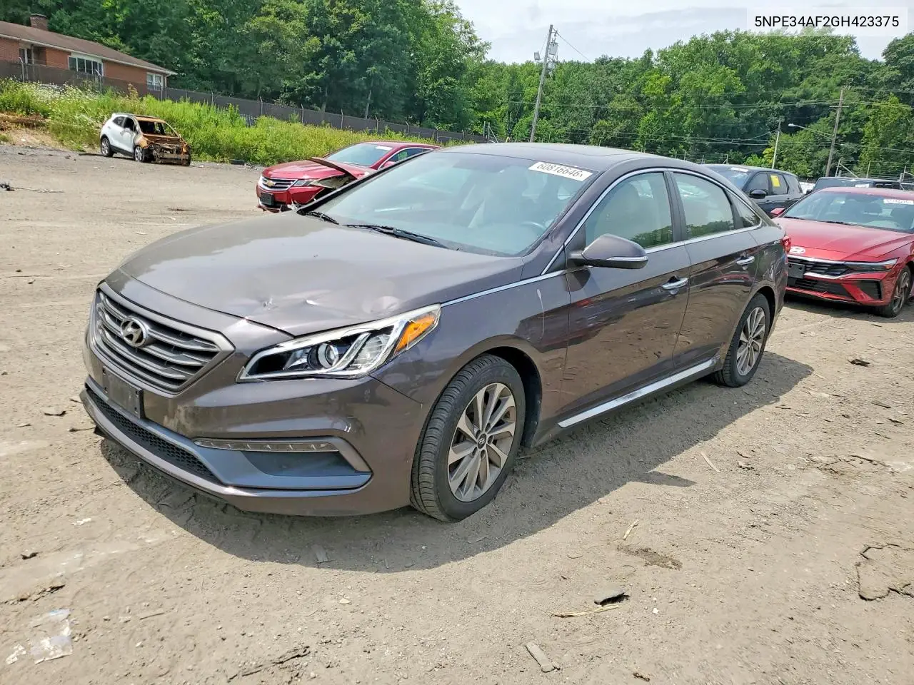 2016 Hyundai Sonata Sport VIN: 5NPE34AF2GH423375 Lot: 60816646