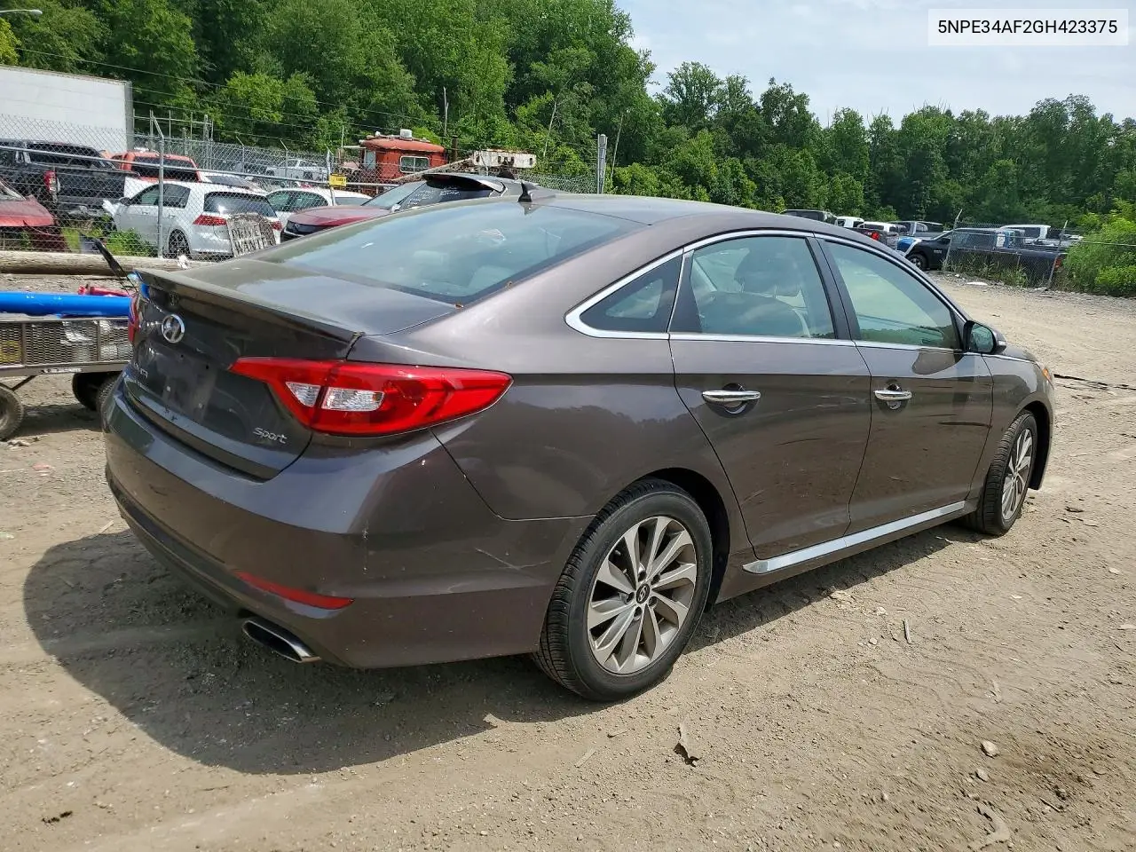 2016 Hyundai Sonata Sport VIN: 5NPE34AF2GH423375 Lot: 60816646