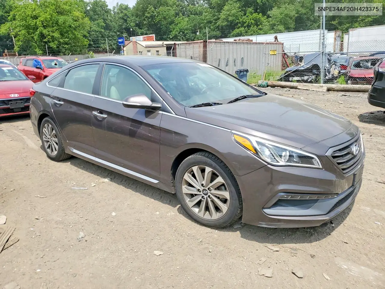 2016 Hyundai Sonata Sport VIN: 5NPE34AF2GH423375 Lot: 60816646