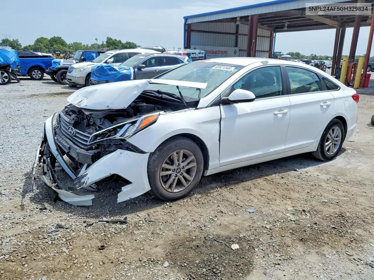 2016 Hyundai Sonata Se VIN: 5NPE24AF5GH329834 Lot: 60921546